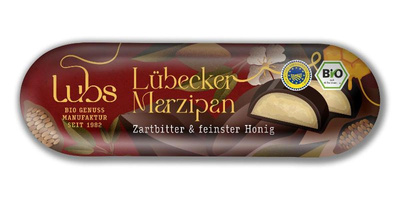 Produktfoto zu Marzipanbrot Zartbitter 50g