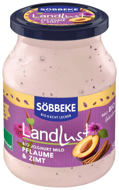 Produktfoto zu Joghurt Pflaume Zimt 3,8% 500g