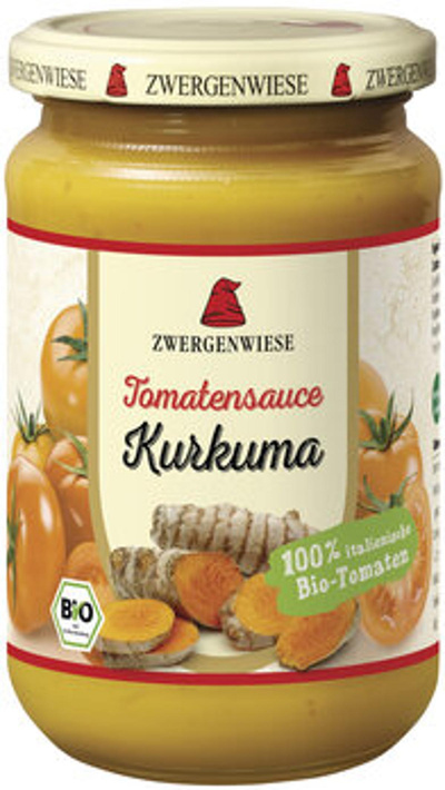 Produktfoto zu Tomatensauce Kurkuma 340ml