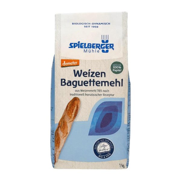Produktfoto zu Weizen Baguettemehl 1 kg