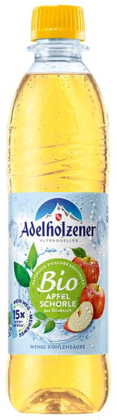 Produktfoto zu Adelholzener Apfel Schorle 12x0,5l