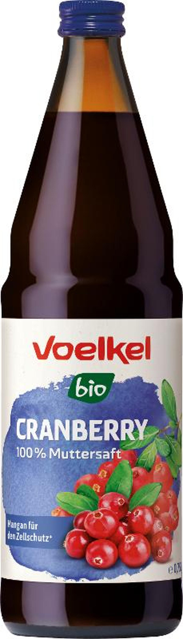 Produktfoto zu Cranberrysaft pur 0,75l