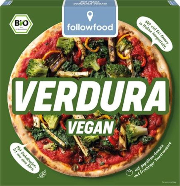 Produktfoto zu Dinkel-Pizza Verdura vegan 339g