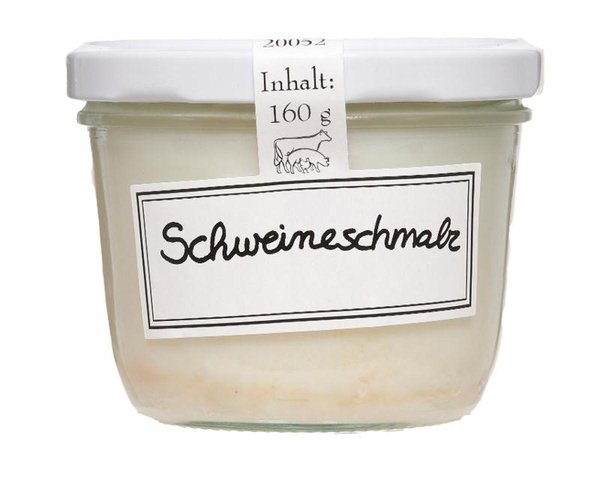 Produktfoto zu Schmalz im Glas 160g