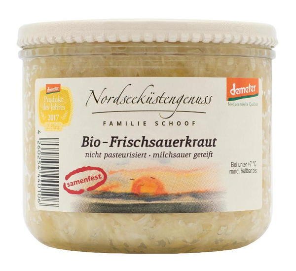 Produktfoto zu Frischsauerkraut im Glas 410g