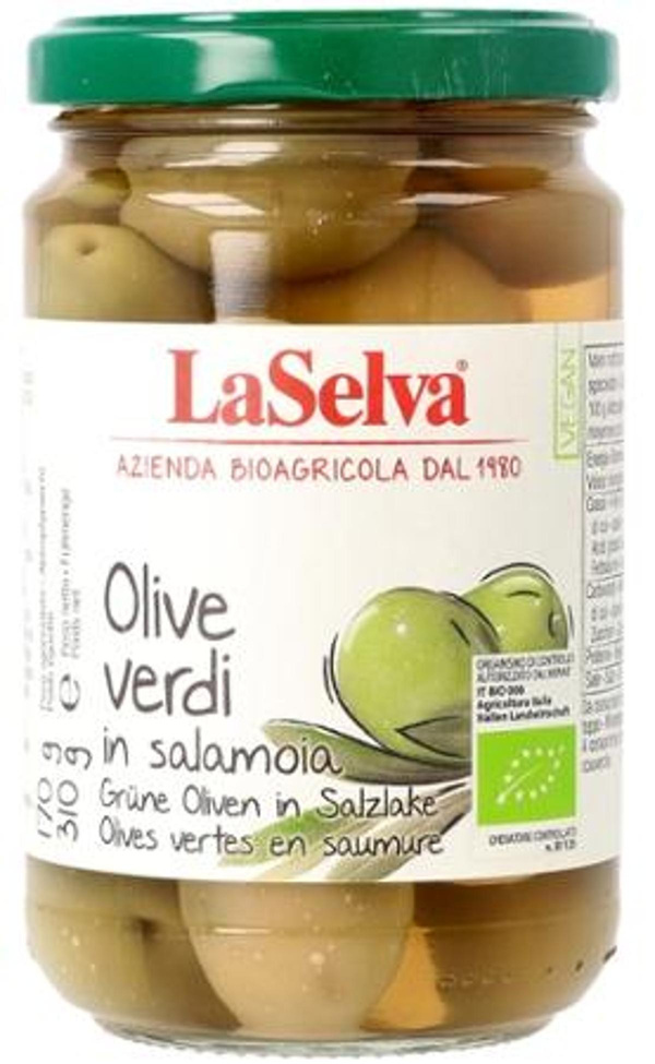 Produktfoto zu Grüne Oliven im Glas