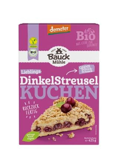 Produktfoto zu Dinkel-Streuselkuchen, Backmischung 425 g