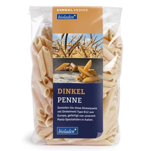 Produktfoto zu b*Dinkel Penne hell 500g