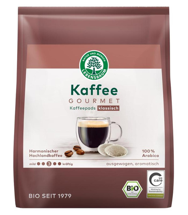 Produktfoto zu Gourmet Café Crema Pads 126g