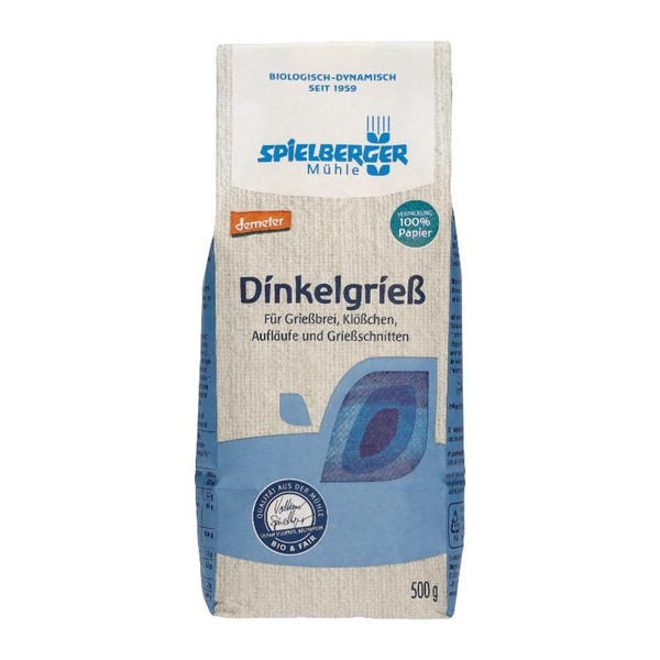 Produktfoto zu Dinkelgrieß 500g