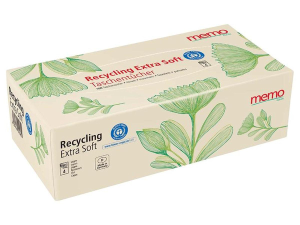 Produktfoto zu Taschentücher in der Spenderbox plastikfrei