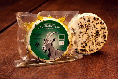 Produktfoto zu Ziegenkäse m. Kräuter, 180g