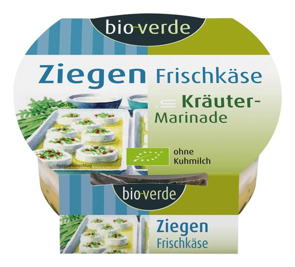 Produktfoto zu Ziegenfrischkäse in Kräuter-Marinade 100g