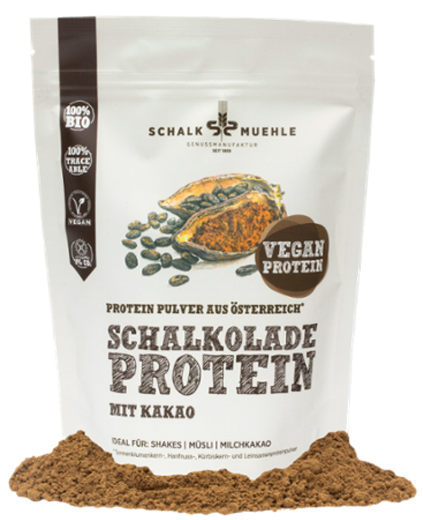Produktfoto zu Protein Pulver Schalkolade 250g