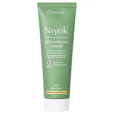 Produktfoto zu Niyok Zahncreme Pfefferminz Zitrone 75ml