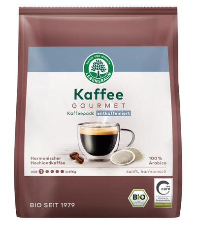 Produktfoto zu Cafe Crema Pads entkoffeniert 126g