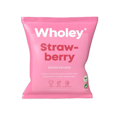 Produktfoto zu Wholey Strawberry Nomilkshake 178g