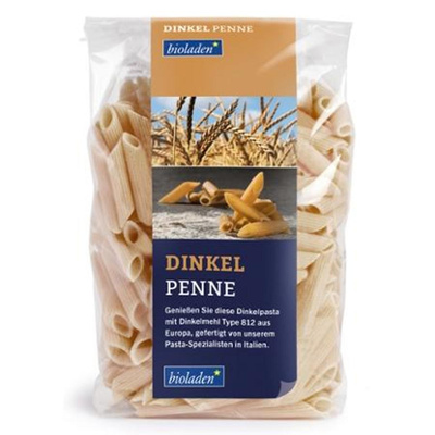 Produktfoto zu b*Dinkel Penne hell 500g