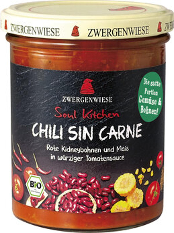 Produktfoto zu Soul Kitchen Chili sin Carne 370g