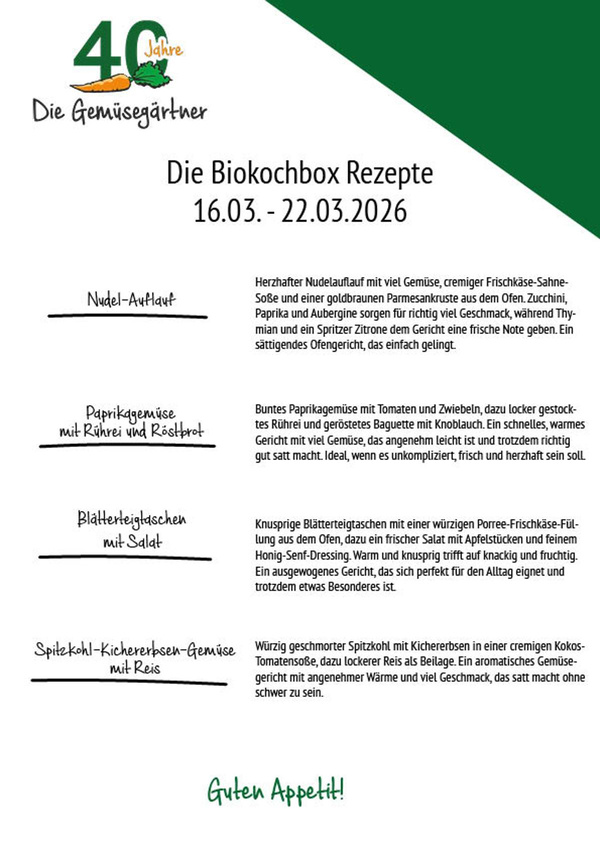 Produktfoto zu G_O Rezeptblatt