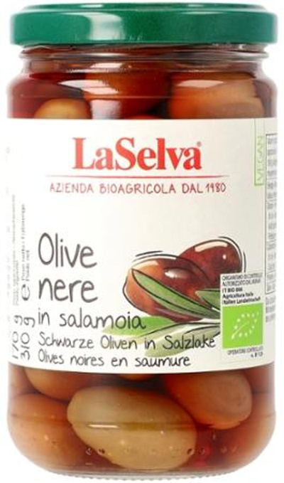 Produktfoto zu Schwarze Oliven im Glas