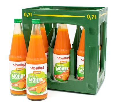 Produktfoto zu Möhrensaft 6x0,7l