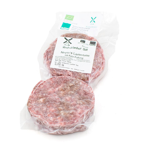 Produktfoto zu Lamm Taler mit Feta ca. 250g