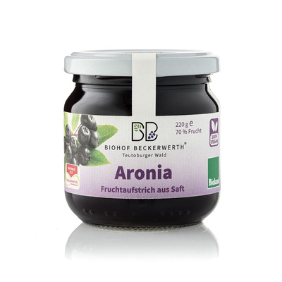Produktfoto zu Aronia Fruchtaufstrich aus Saft 220g
