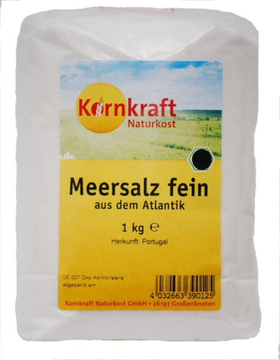 Produktfoto zu Atlantik-Meersalz fein 1kg