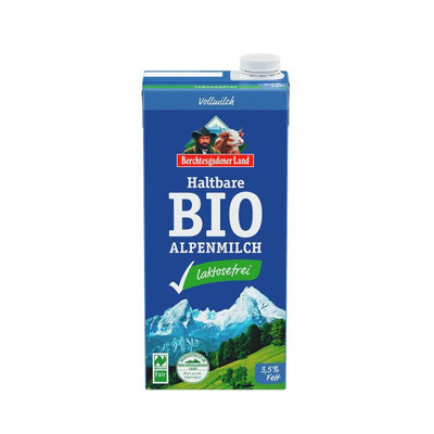 Produktfoto zu H-Alpenmilch 3,5% laktosefrei 12x1l