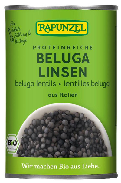 Produktfoto zu Beluga Linsen in der Dose