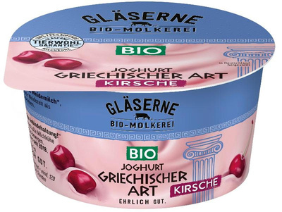 Produktfoto zu Joghurt griechische Art Kirsche 7,5% 150g