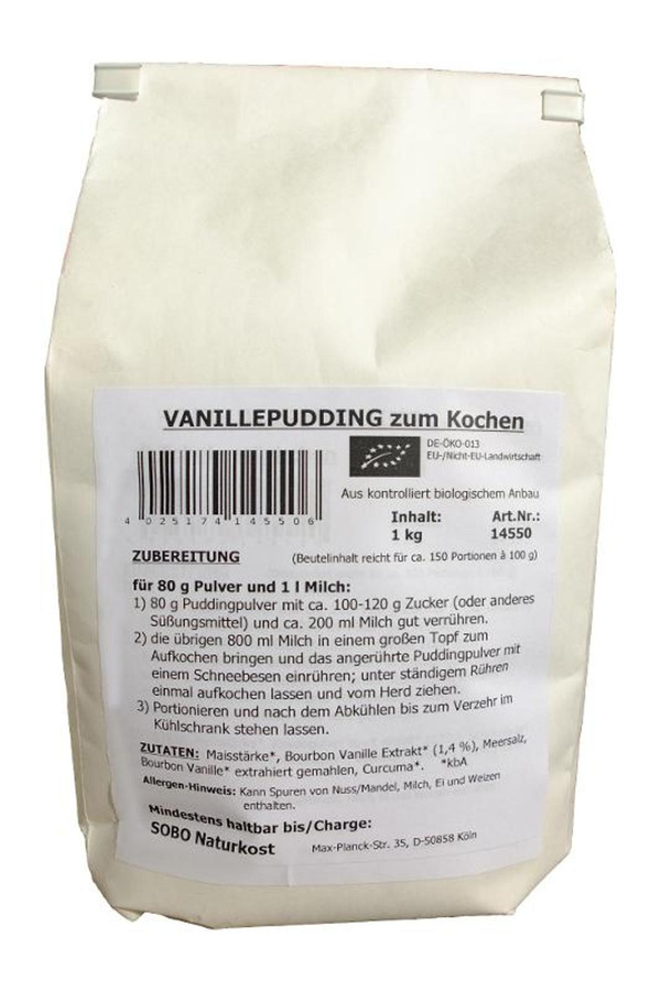 Produktfoto zu Vanille Pudding 1kg