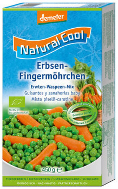 Produktfoto zu TK Erbsen und Fingermöhrchen