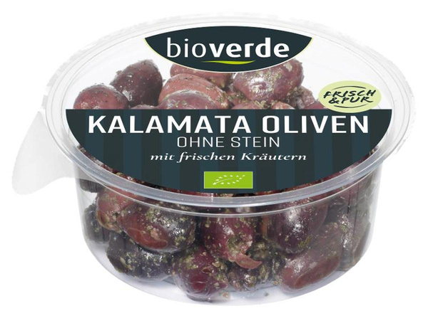 Produktfoto zu Schwarze Kalamata Oliven 150 g