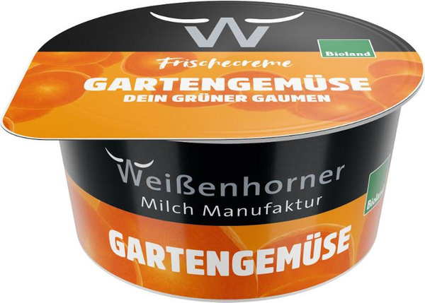Produktfoto zu Weißenhorner Gartengemüse Frischkäse 150g