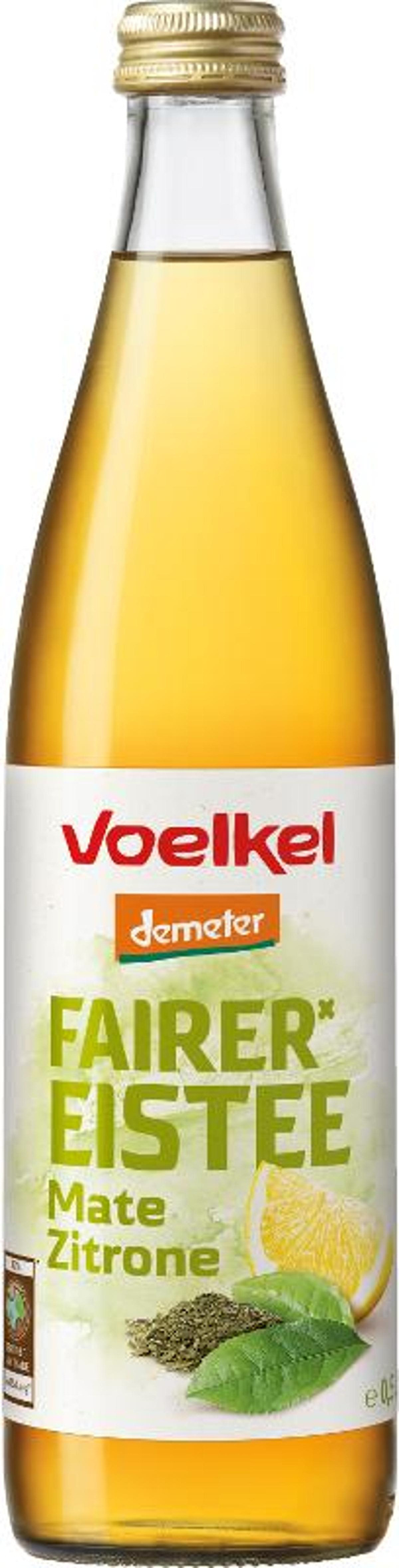 Produktfoto zu Eistee mit Mate und Zitrone 0,5l