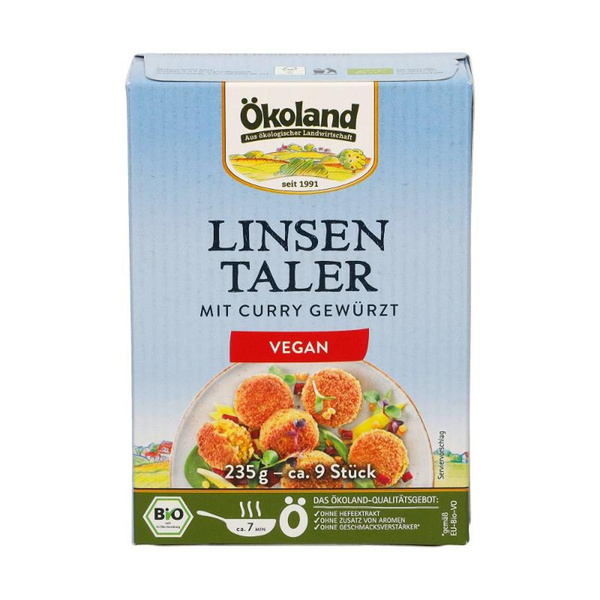 Produktfoto zu Linsen-Taler vegan 235 g
