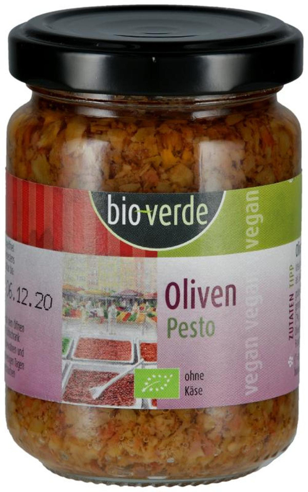 Produktfoto zu Oliven Pesto vegan 125ml