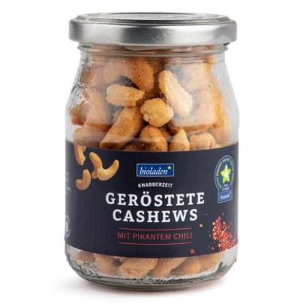 Produktfoto zu b*geröstete Cashews mit pikant 140g