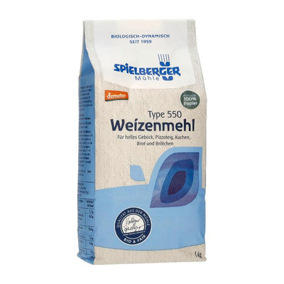 Produktfoto zu Typ 550, Weizenmehl 1kg