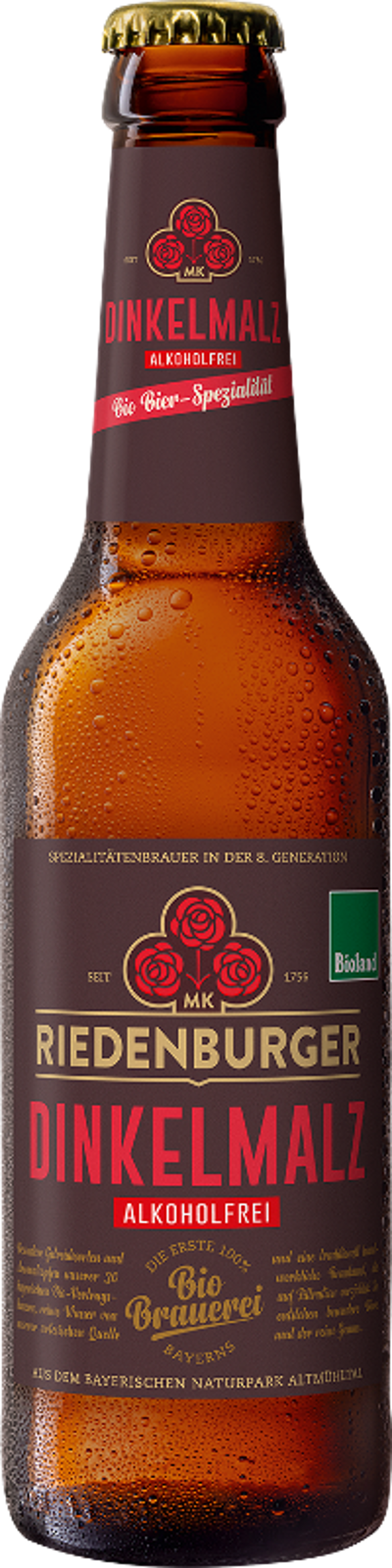 Produktfoto zu Riedenburger Dinkel Malz 10x0,33 alkoholfrei