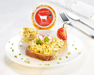 Produktfoto zu lsekrem Ziegenfrischkäse mit Tomaten, 150g
