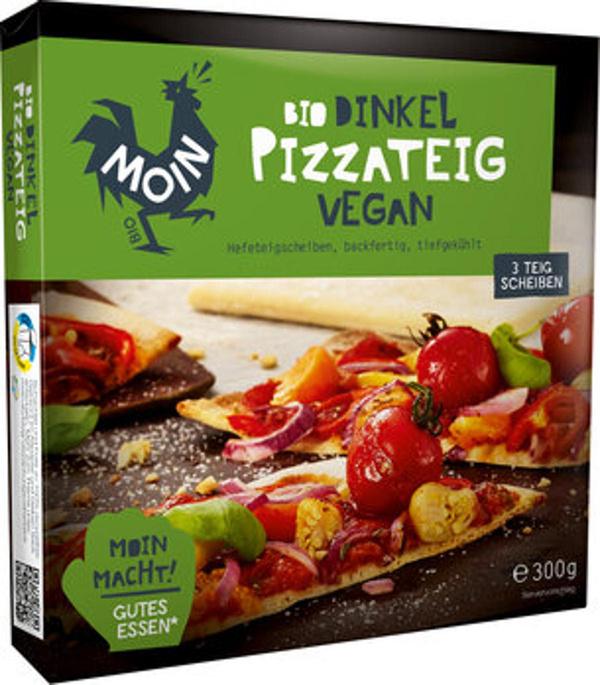 Produktfoto zu TK Dinkel Pizzateig, vegan