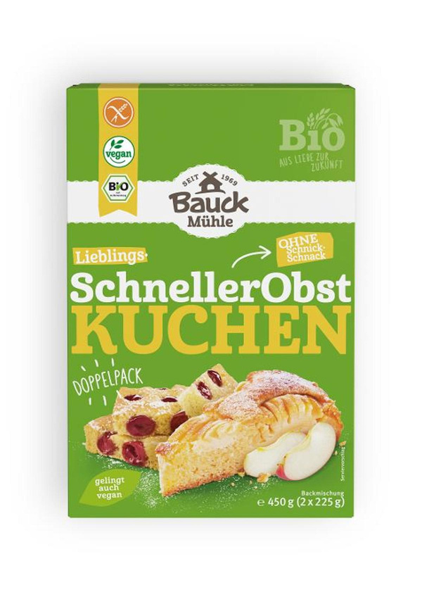 Produktfoto zu Backmischung Obstkuchen 450g
