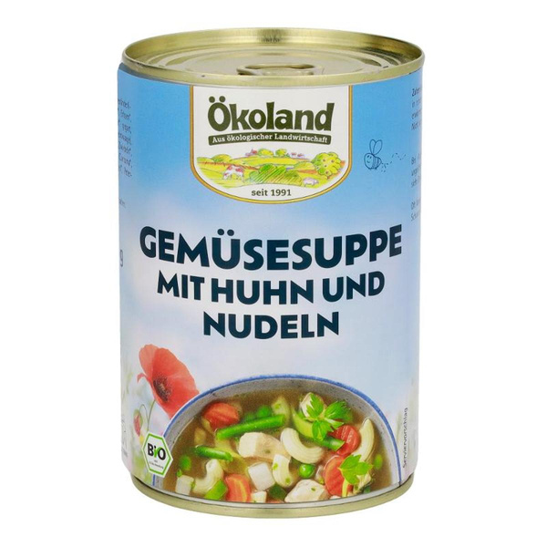 Produktfoto zu Gemüsesuppe mit Huhn 400g