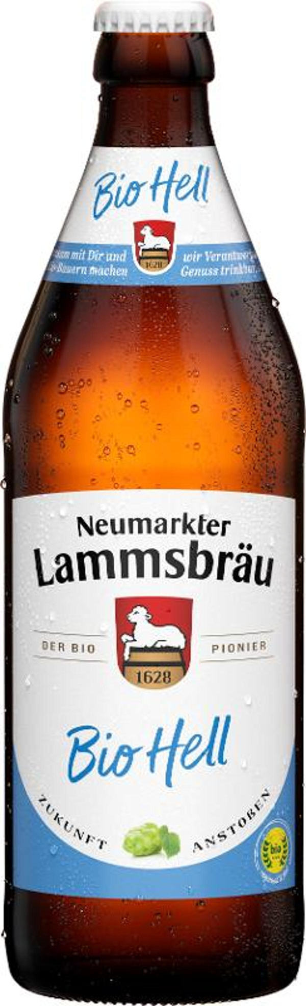 Produktfoto zu Lammsbräu Bio Hell 10x0,5l