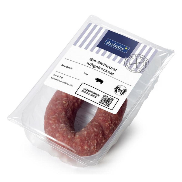 Produktfoto zu b*Mettwurst, im Ring ca.0,25kg