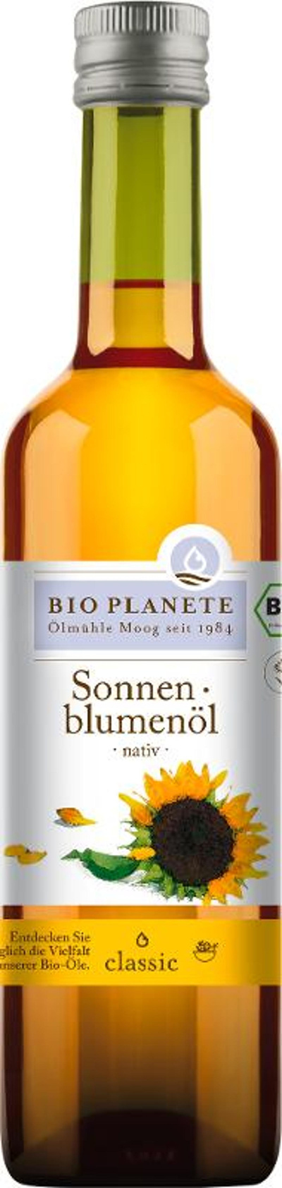 Produktfoto zu Sonnenblumenöl nativ 500ml