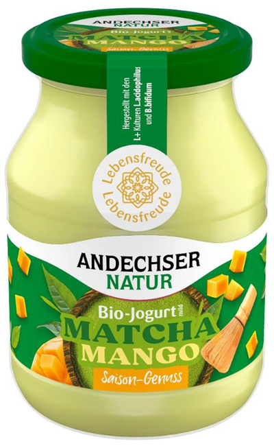 Produktfoto zu Joghurt Matcha-Mango 500g